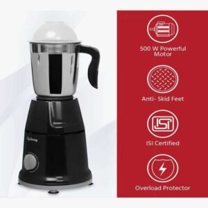 Butterfly Arrow 500 W Mixer Grinder (3 Jars, Grey)