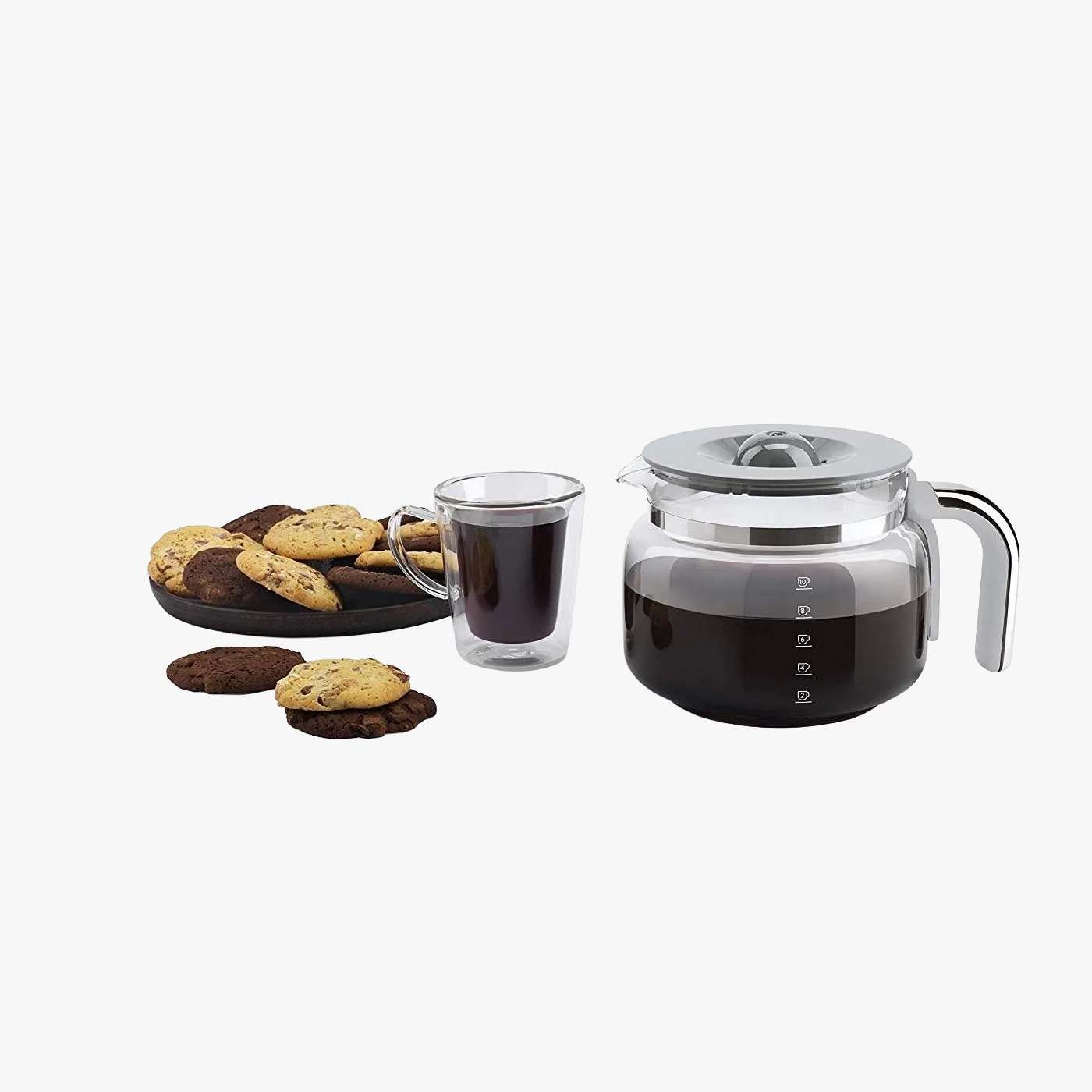 Smeg 50's Retro Style Aesthetic Drip Coffee Machine with 10 Cup Glass Carafe